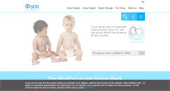 Desktop Screenshot of dk.cryosinternational.com