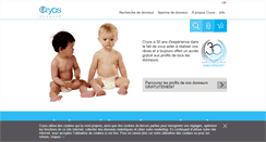 Desktop Screenshot of dk-fr.cryosinternational.com